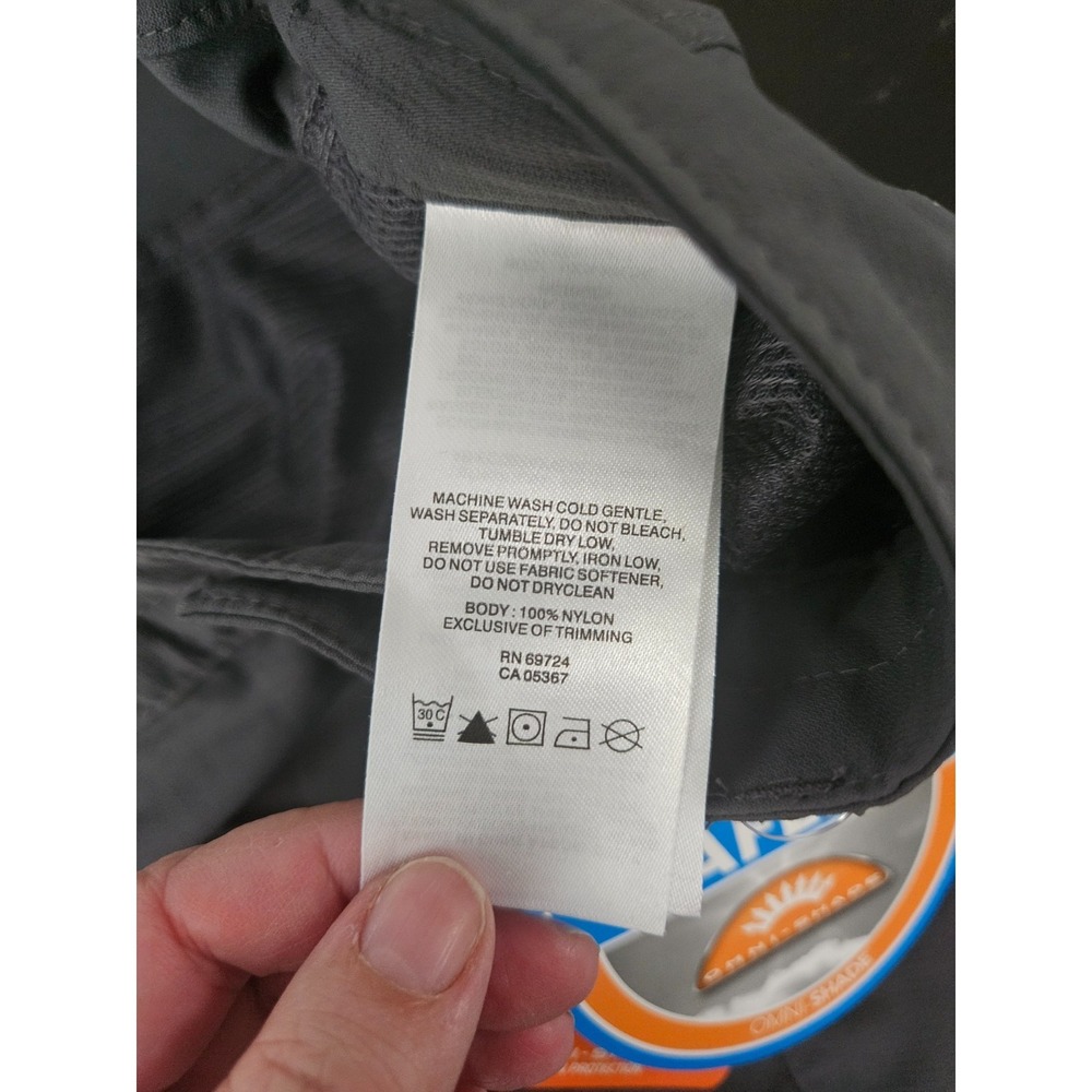 Columbia Omni Shield Pants Gray Cargo Hiking Outdoor UPF 30 Womens 10 - Picture 6 of 10
